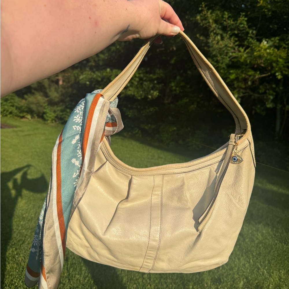 Coach Large Pleated Ergo Hobo- Chalk 2008